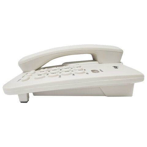 Телефон RITMIX RT-311 white, световая индикация звонка, тональный / импульсный режим, повтор, белый, 80002232