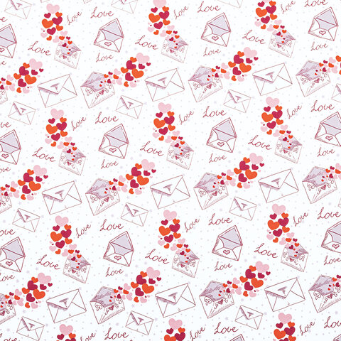 Бумага упаковочная подарочная мелованная "Love Story", 70x100 см, 10 дизайнов ассорти, ЗОЛОТАЯ СКАЗКА, 591916