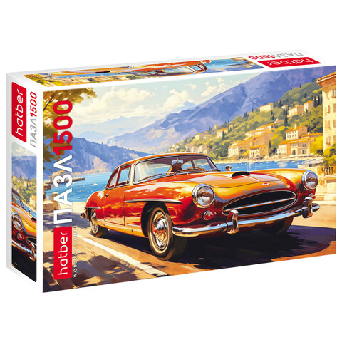 Пазл картонный 1500 элементов АССОРТИ, 670х480 мм, HATBER