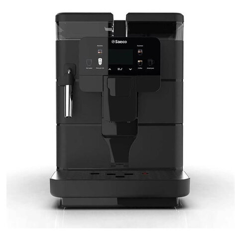 Кофемашина SAECO NEW ROYAL PLUS, 1400 Вт, объем 2,5 л, для зерен 600 г, автокапучинатор, черная, 9J0060
