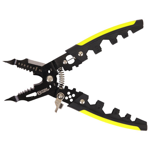 Плоскогубцы многофункциональные 32 в 1, 190 мм, марганцевая сталь 65Mn, ГРАНДМАСТЕР, PL-190, 671260