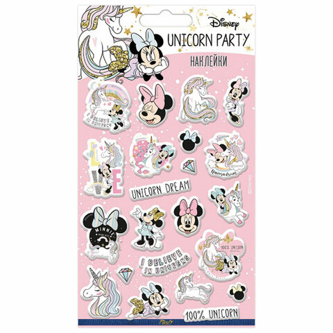 Наклейки объемные АССОРТИ, 11х20 см, PY