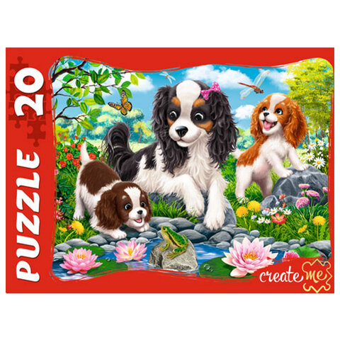 Пазл картонный "МАКСИ-ПАЗЛЫ", АССОРТИ, 180х125х40 мм, РК