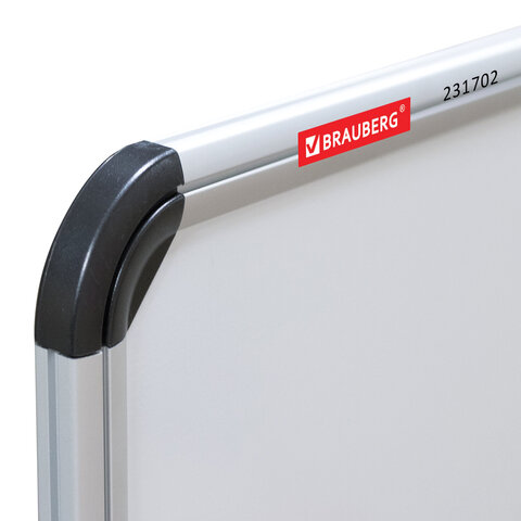 Доска магнитно-маркерная 120х240 см, улучшенная алюминиевая рамка, ГАРАНТИЯ 10 ЛЕТ, BRAUBERG Premium, 231702