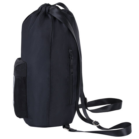 Рюкзак спортивный мешок HEIKKI CASUAL (ХЕЙКИ) с дополнительным карманом, 44х34 см, "Strips", 273458