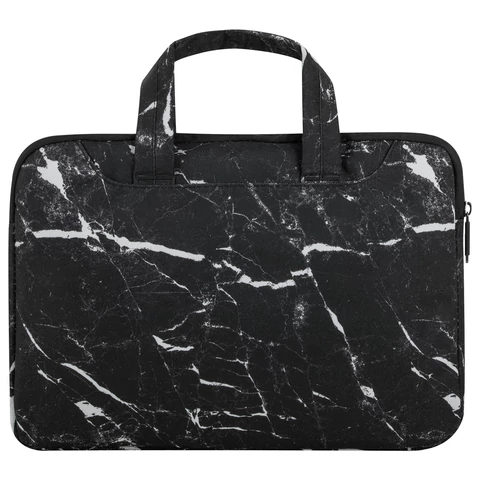 Сумка портфель HEIKKI STYLE (ХЕЙКИ) с отделением для ноутбука 13-14", 3 кармана, черная, 26х36х3 см, 272606