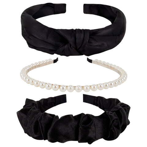 Ободок для волос, ширина 2 / 3 / 3 см АССОРТИ 2, MONTE VITA (МОНТЕ ВИТА), 457124