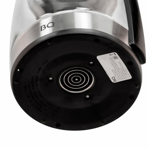 Чайник BQ (БИ-КЬЮ) KT1736G, 1,8 л, 2200 Вт, закрытый нагревательный элемент, ТЕРМОРЕГУЛЯТОР, стекло, 86190523