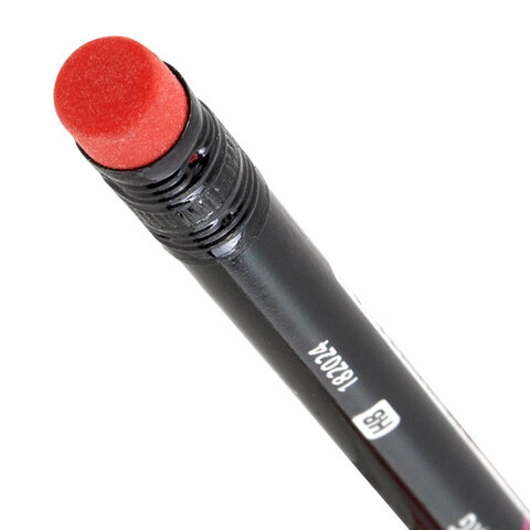 Карандаш чернографитный с принтом BRAUBERG "MANGA", 1 шт., HB, с ластиком, корпус ассорти, 182024