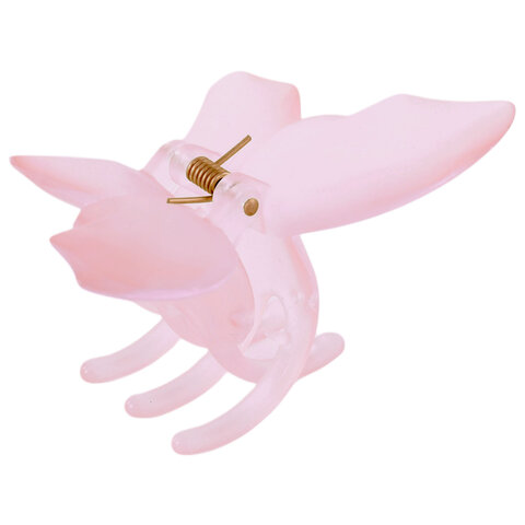 Краб для волос 8,5 см, матовый, розовый, MONTE VITA (МОНТЕ ВИТА), 457015