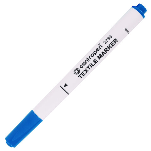 Маркеры для ткани 10 ЦВЕТОВ CENTROPEN "Textile Marker", круглый наконечник, 1,8 мм, 2739/10, 5 2739 1001