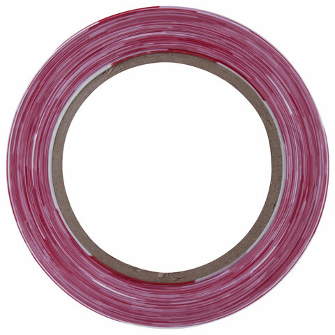 Лента оградительная сигнальная красно-белая, 50 мм х 200 м, BRAUBERG "Грандмастер", полиэтилен, 604890