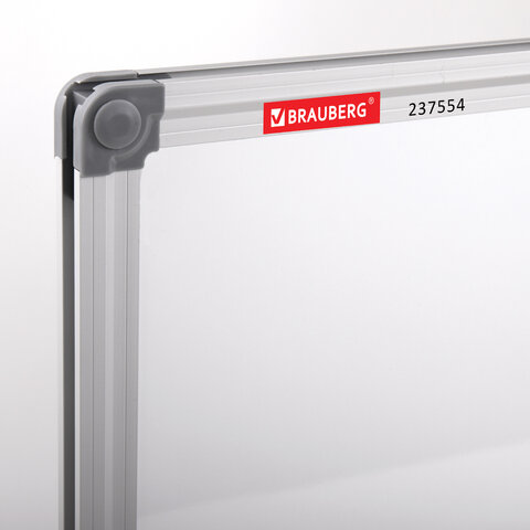 Доска магнитно-маркерная 60х90 см, алюминиевая рамка, BRAUBERG "Extra", 237554