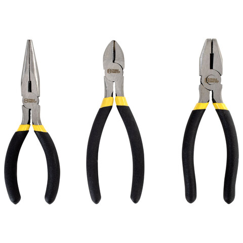 Набор инструментов универсальный, 60 предметов, пластиковый кейс, ГРАНДМАСТЕР, 671338