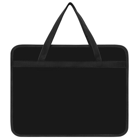 Папка на молнии с ручками BRAUBERG А4, 1 отделение, пластик, 80 мм, "Butterfly catcher", 272165