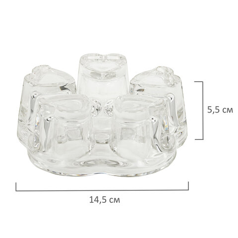 Чайник заварочный 900 мл "Бочонок", жаропрочное стекло, подставка для свечи, сито, DASWERK (ДАСВЕРК), 608646