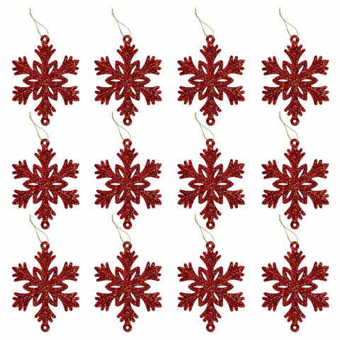 Шары новогодние ёлочные "Red & Gold Luxury" 70 предметов, красный/золото, ЗОЛОТАЯ СКАЗКА, 591714