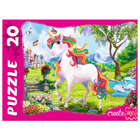 Пазл картонный "МАКСИ-ПАЗЛЫ", АССОРТИ, 180х125х40 мм, РК