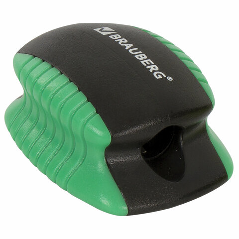 Точилка BRAUBERG "ULTRA COLOR", пластиковая, корпус ассорти, 228466