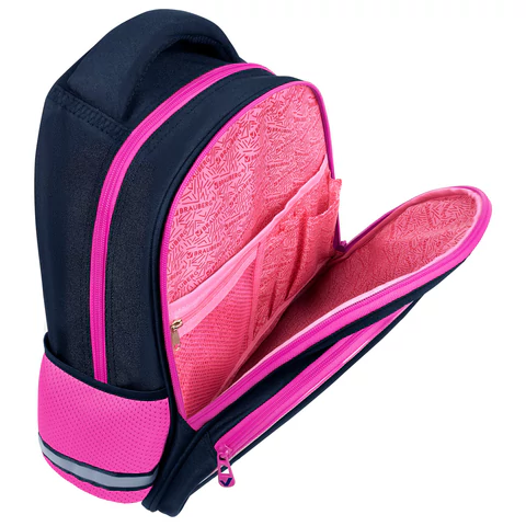 Рюкзак BRAUBERG OPTIMA, 2 отделения, с брелоком, "Tiny beauty", 36х27х18 см, 273155