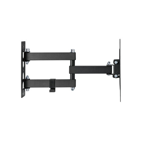 Кронштейн-крепление для ТВ настенный, до 30 кг, VESA 100х100-200х200, 23"-43", черный, SONNEN, 455947