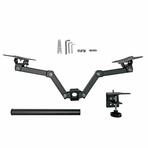 Кронштейн для двух мониторов К-502 VESA 75х75-100х100, 17"-32", до 16 кг, РЭМО, 4603225012979, 960059