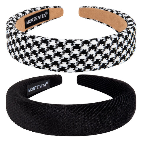 Ободок для волос ширина 3/3 см, АССОРТИ 1, MONTE VITA (МОНТЕ ВИТА), 457123