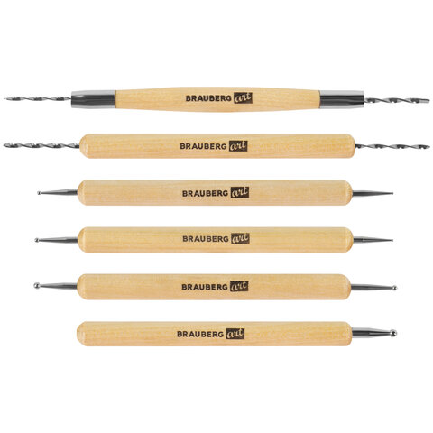 Набор инструментов для лепки и моделирования 42 шт. в подарочной коробке, BRAUBERG ART CLASSIC, 271175