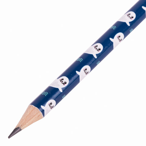 Карандаш чернографитный ЮНЛАНДИЯ "В АРКТИКЕ", 1 шт., HB, корпус ассорти, 181776