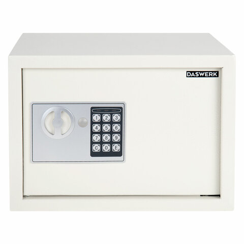 Сейф мебельный DASWERK (ДАСВЕРК) SC-250EL (250х350х250 мм), электронный замок, бежевый, 291345