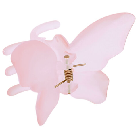 Краб для волос 8,5 см, матовый, розовый, MONTE VITA (МОНТЕ ВИТА), 457015