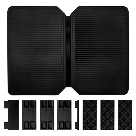 Подставка для ног BRABIX "Ultra 4" 43х32 см, регулировка угла наклона, 2 платформы, 533039