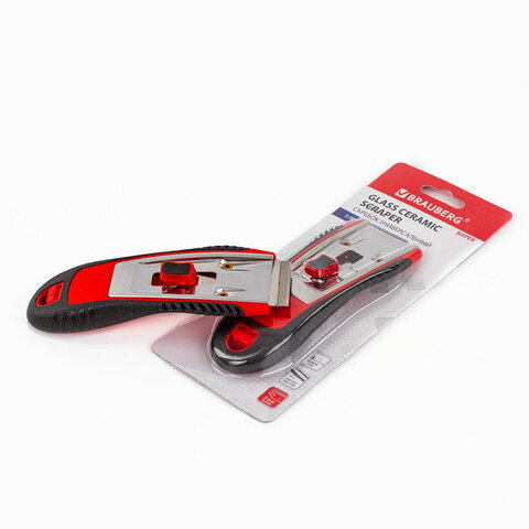 Скребок для любых поверхностей (стеклокерамика, стекло, плитка) BRAUBERG "SUPER", 5 лезвий, 606761