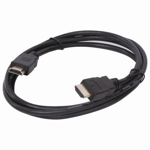Кабель HDMI AM-AM, 1,5 м, SONNEN Premium, ver 2.0, FullHD, 4К, UltraHD, для ноутбука, компьютера, монитора, телевизора, проектора, 513130