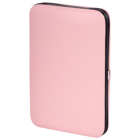 Универсальный набор для маникюра и педикюра 18 в 1 в футляре, STANDARD, розовый, WBZ (ВБЗ), 609488