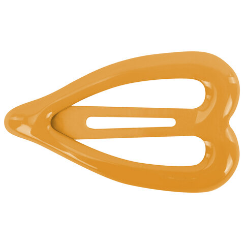 Заколки для волос НАБОР 4 шт., 3,5 см, клик-клак, сердечки, глянцевый, разные цвета, MONTE VITA (МОНТЕ ВИТА), 457082