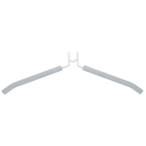 Вешалка-плечики трансформер, 5 плечиков, металл с покрытием, белые, BRABIX ULTRA, 607475