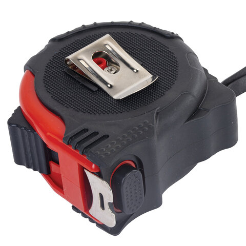 Рулетка измерительная 7,5 м х 25 мм, обрезиненный корпус, 3 фиксатора, RABBITEX (РАББИТЕКС) Professional, 671358