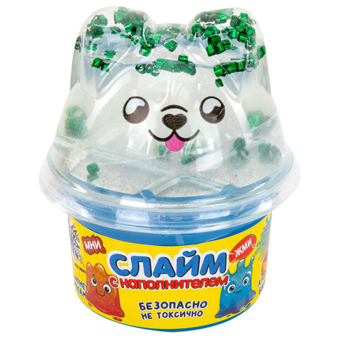 Слайм (лизун) с наполнителем, 200 г, ассорти 5 видов, JOLLY JOT (ДЖОЛЛИ ДЖОТ), 665948