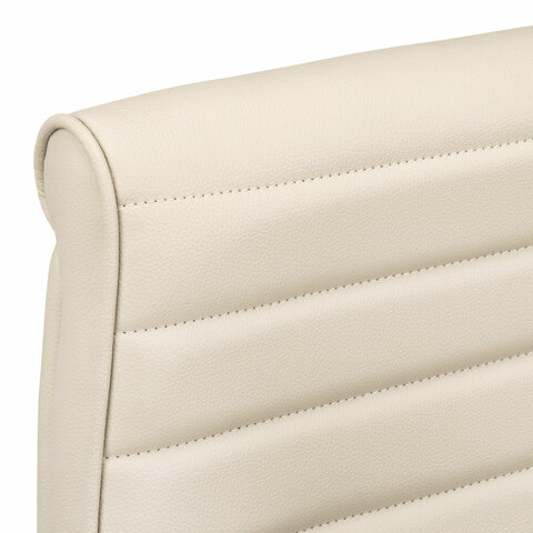 Кресло BRABIX PREMIUM "Solo EX-730", алюминий, хром, экокожа, бежевое, 532937