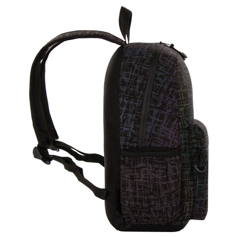 Рюкзак BRAUBERG BRIGHT универсальный, СВЕТЯЩИЙСЯ РИСУНОК, "Net", 42х31х15 см, 229942