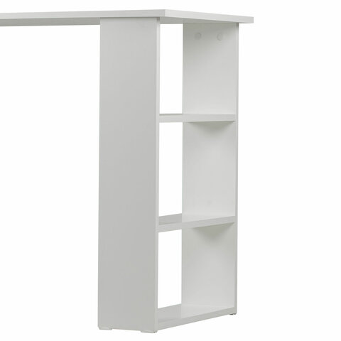 Стол письменный/компьютерный BRABIX "Scandi CD-016", 1100х500х750 мм, 4 ящика, белый, 641891, ЦБ013707-1