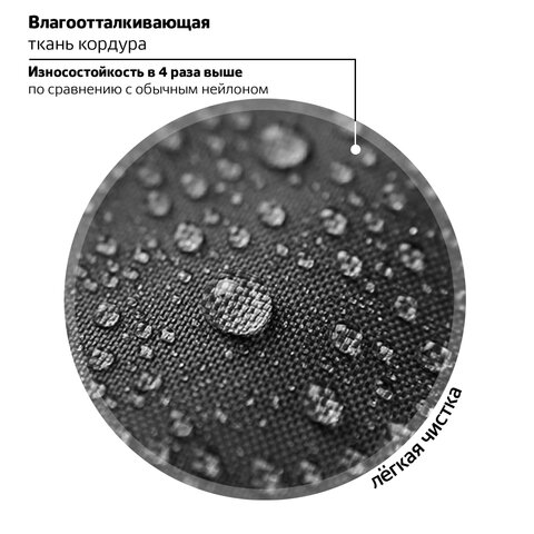 Ранец ЮНЛАНДИЯ EXTRA с дополнительным объемом, 2 отделения, "Soccer ball", 38х29х18 см, 270677