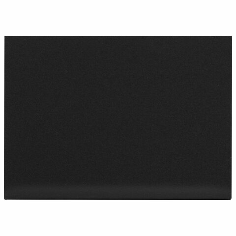 Ценник L-образный для мелового маркера A8 (5,2x7,4 см), КОМПЛЕКТ 10 шт., ПВХ, ЧЕРНЫЙ, BRAUBERG, 291297