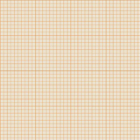 Бумага масштабно-координатная (миллиметровая), рулон 640 мм х 10 м, оранжевая, 65 г/м2, STAFF, 122809