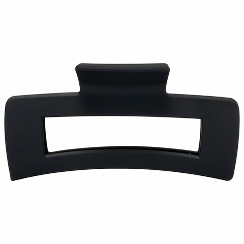 Краб для волос 10,5 см, soft-touch, чёрный, MONTE VITA (МОНТЕ ВИТА), 456999