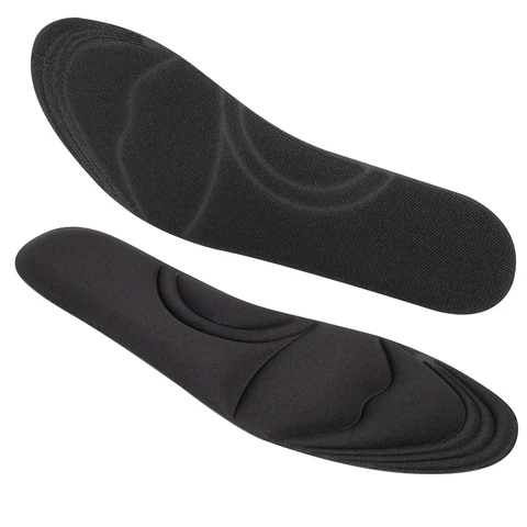 Стельки для обуви с ЭФФЕКТОМ ПАМЯТИ, материал MEMORY FOAM, размер RU 39-44 / EU 40-45, с линиями выреза, SHEGRA (ШЕГРА), 700745