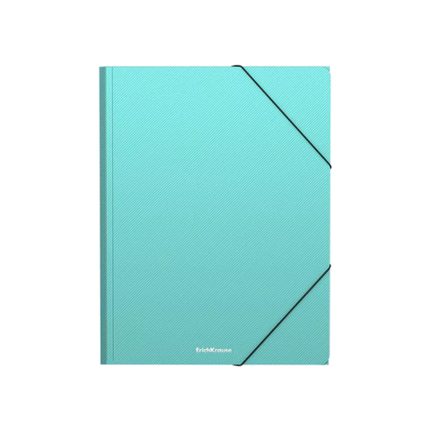 Папка на резинках ERICH KRAUSE "Diagonal Pastel", до 300 листов, ассорти, 600 мкм, 50400