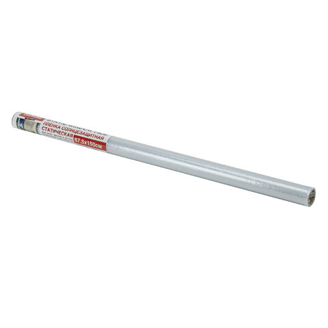 Пленка на окно самоклеящаяся статическая БЕЗ КЛЕЯ, солнцезащитная, 67,5х150 см, "Витраж", DASWERK (ДАСВЕРК), 607969