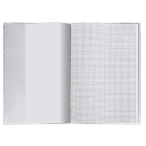 Обложка ПВХ со штрихкодом для учебников и тетрадей А4, ПЛОТНАЯ, 120 мкм, 302х580 мм, универсальная, прозрачная, ДПС, 2145.1